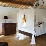 Bedroom 1 – the master bedroom with king sized double, twin wardrobes and overlooking the pool