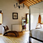 Bedroom 1 – the master bedroom with king sized double, twin wardrobes and overlooking the pool